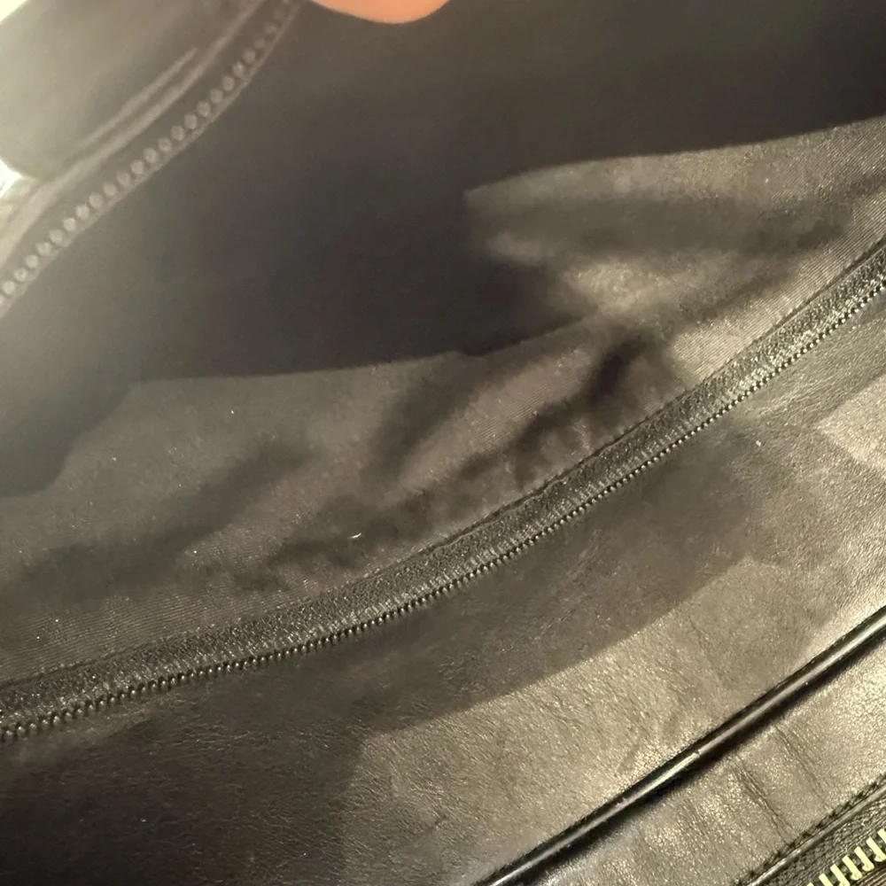 Coach Perry Slim Men's Charcoal/Black Signature Canvas Briefcase